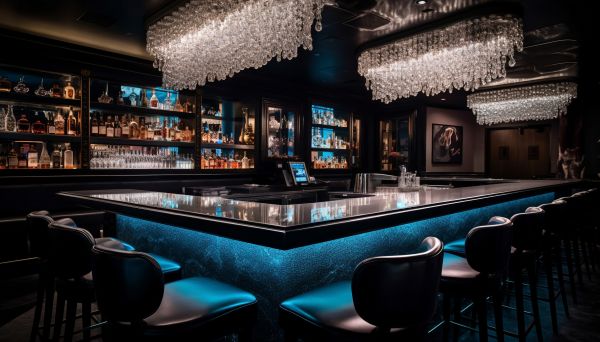 Bar Lighting Installation